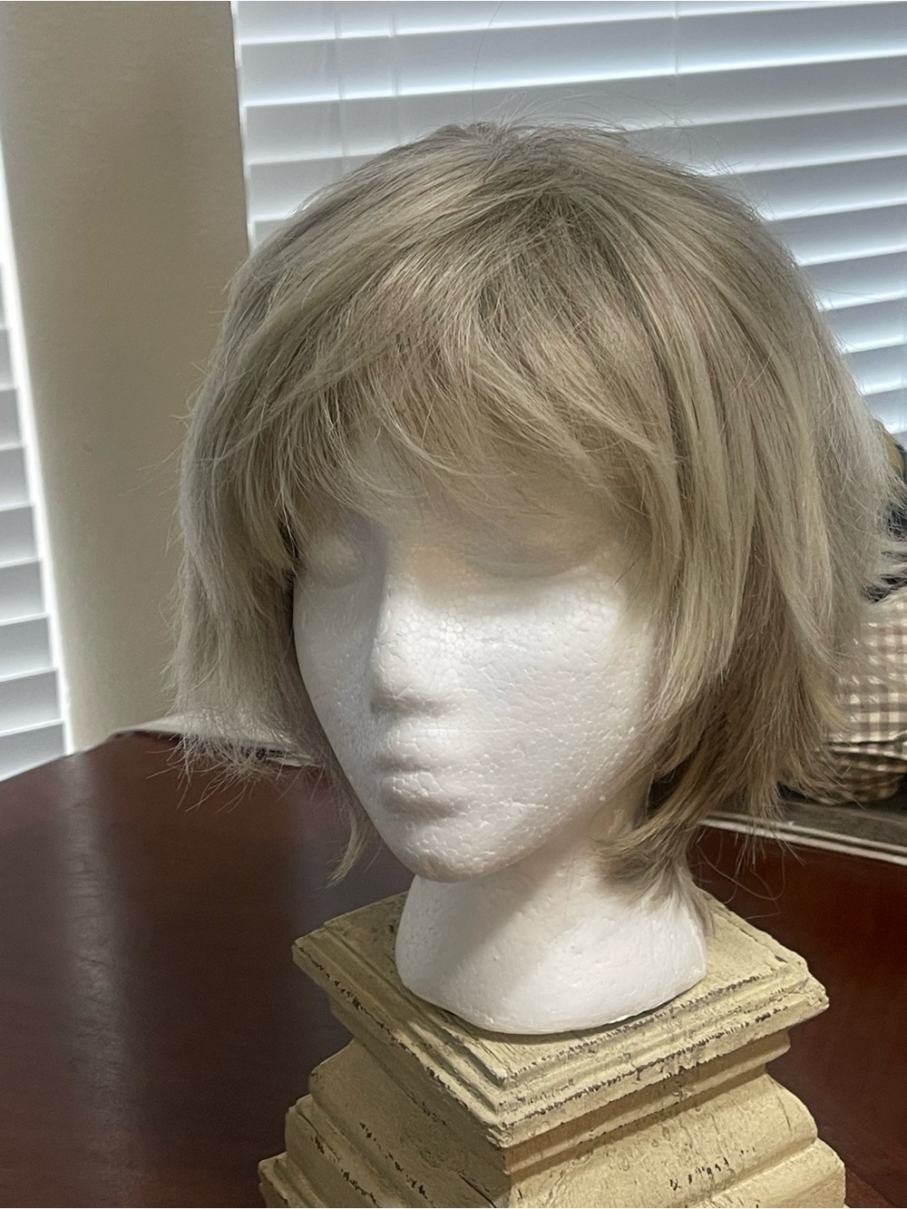 Layered Shag wig bangs